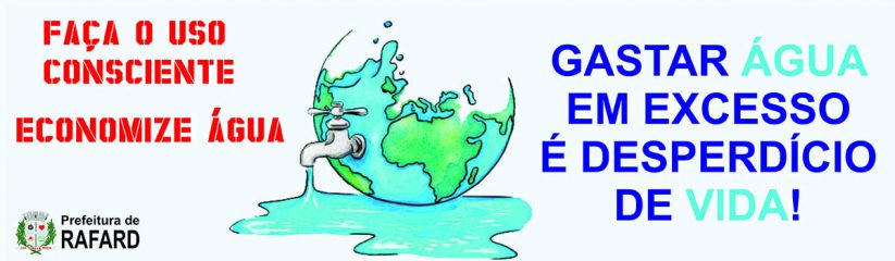 Rafard lança campanha para conscientização no consumo de água