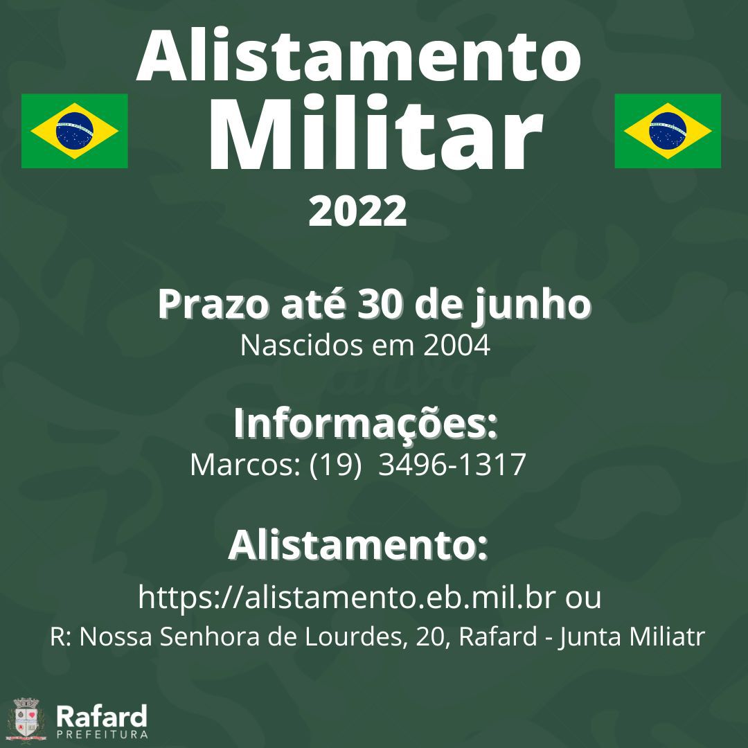 You are currently viewing Alistamento Militar