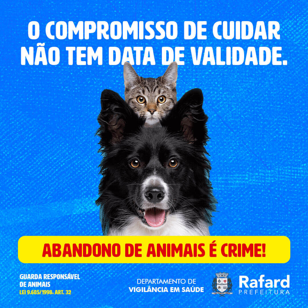 Rafard anuncia campanha inédita de posse responsável de animais