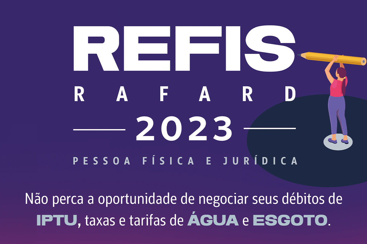 Rafard abre oportunidade de munícipes quitarem dívidas pelo Refis 2023