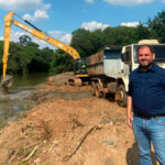 Rafard finaliza desassoreamento do Córrego São Francisco; obras seguem no bairro Bomba